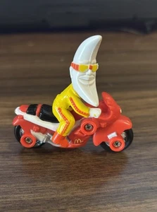 De colección Mac Tonight Happy Meal Juguete Moon Man Rojo Bicicleta Scooter McDonald's 1988 - Imagen 1 de 2
