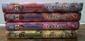 Complete Men Of The Saddle Lori Copeland Books Hardcover Book 1-4 GREAT Tyndale - Picture 1 of 10