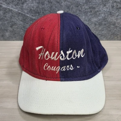 Sombrero con correa trasera vintage Regal Headwear Houston Cougars University 2 tonos Foto 1 de 4