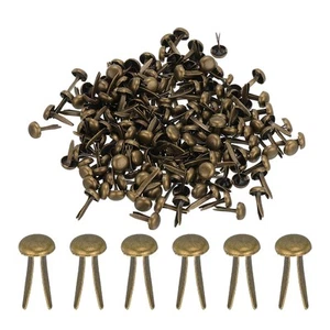 Brads für Papierbasteln, 150 Stück Bronze Metall Runde Papierverschlüsse, 8 mm - Bild 1 von 7
