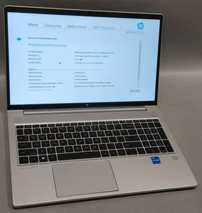 HP EliteBook 15.6" 650 G9 Intel i5-1245U @ 2.40GHz 8GB DDR4 256GB SSD - Picture 1 of 11