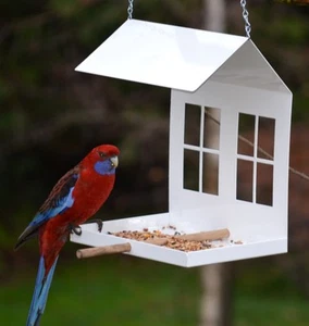 Hanging Wild Bird Feeder White - NEW - Picture 1 of 2