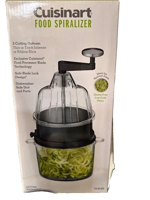 Cuisinart Food Spiralizer Manual Multifunctional Kitchen Gadget New Sealed - Image 1 of 4
