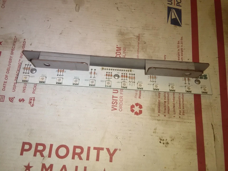 sega virtua cop 3 arcade deluxe big screen cabinet top sign light pcb #1 - Image 1 of 1