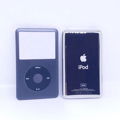 Placa frontal iPod Classic 80 GB/delantera gris/rueda click/placa trasera para 6ª 7ª generación Foto 1 de 4