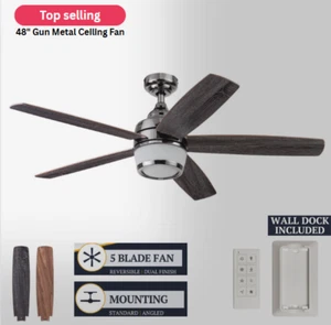 Prominence Home Tennyson 48 Inch Modern Indoor LED Ceiling Fan - Picture 1 of 5