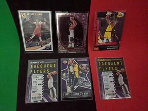 2020-21 NBA Hoops Anthony Davis LA Lakers 6x lot NBA Prizm Lights Camera Action - Picture 1 of 2