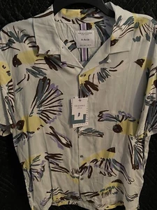 Denim and Flower Ricly Singh NWT The Good Life Mens Bird Shirt - Picture 1 of 2