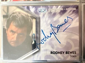 Doctor Who Trilogy - DWTA11 Rodney Bewes "Stein" Autograph Card The Likely Lads - Picture 1 of 1