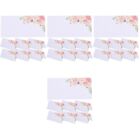 100 pcs Paper Tent Place Cards Blank Place Cards Folded Table Tent Cards for