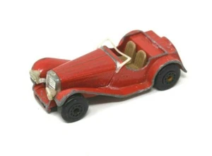 Vintage 1982 MATCHBOX Red SS 100 Jaguar 1:50 Metal Toy Car Diecast - KB16 - Imagen 1 de 5