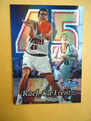 Raef La Frent - 1998-99 Fleer Flair Showcase Basketball card #20 - Nuggets - F - Image 1 of 2