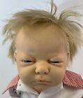 Berjusa Newborn Boy Doll LIfe Size 19” Anatomically Correct with Hair 1985