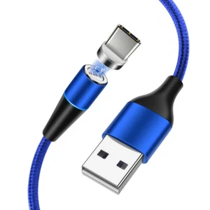 3 Pack 6 Ft 360° Magnetic 3A Fast USB Type C Charger Charging Cable For Samsung - Picture 1 of 13