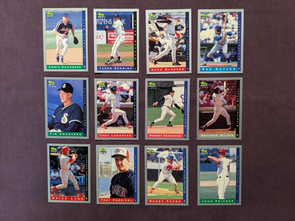 1993 Classic/Best Baseball - - - Pick a Card - - - - Image 1 of 1