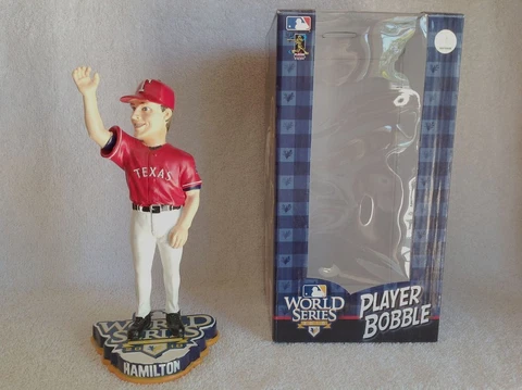 Josh Hamilton 2010 World Series Rangers Bobble Arm Texas Rangers Bobblehead Cover