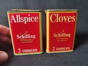 Vintage Spice Tins, Lot Schilling - Picture 1 of 6