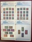 US Scott 803-834 Singles 839-51 Pairs Prexies Mint LH mounted on Album pages