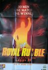 WWE 2002 Royal Rumble full size 27x40 folded poster features The Rock's shadow