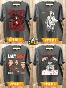 HOT! Mayhem Lady Gaga Short Sleeve Charcoal Color Classic T-Shirt - Picture 1 of 10