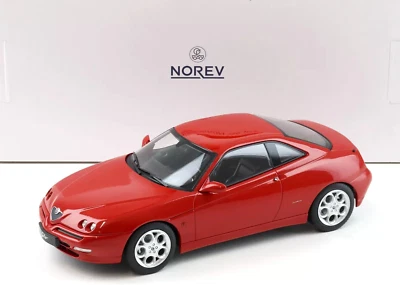 NOREV COLLECTORS 1:18 DIE CAST AUTO ALFA ROMEO GTV 1999 ROSSO   ART 187840 - Immagine 1 di 4