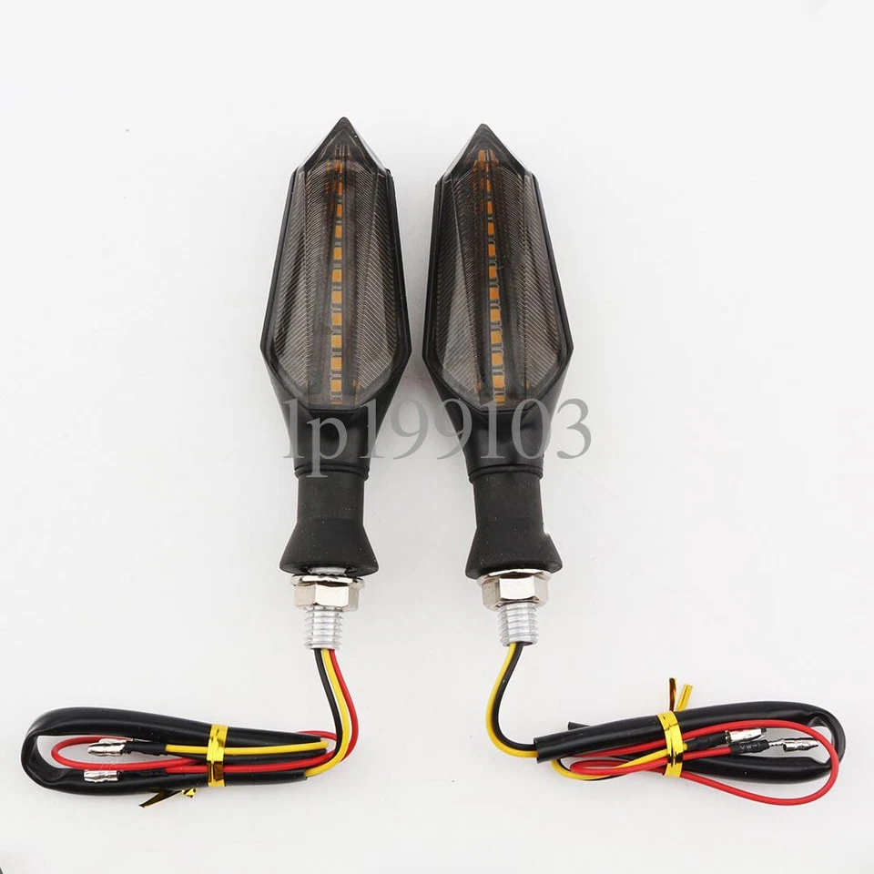 4.2"Mini LED Flowing Turn Signal for Suzuki Gixxer GSX GSXS GSXR 600 750 1000 WX - Image 1 of 4