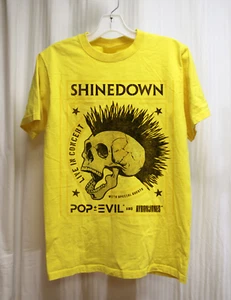 Shinedown Band Tour S to 5XL Gift For Fan Yellow T-shirt KM343 - Picture 1 of 3