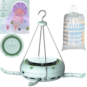 Portable Clothes Dryer + Timer Electric Heated RV Dryer UV Sanitizer Drying Rack - Picture 1 of 8