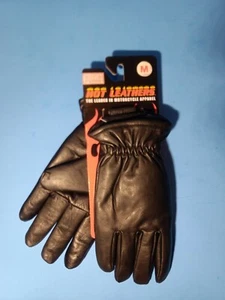 New W Tags Hot Leather Men's Winter Gloves size Medium - Picture 1 of 6