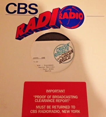 RADIO SHOW: COUSIN BRUCIE 8/29/87 DUANE EDDY, CONNIE FRANCIS, BILL HALEY, ELVIS - Image 1 of 4