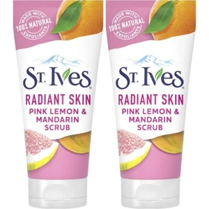 St. Ives Scrub Radiant Skin Pink Lemon & Orange 150ML x 2 - Picture 1 of 8