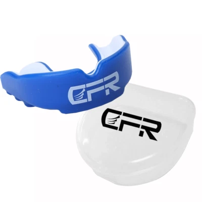 Estuche protector bucal de goma para moler dientes boxeo MMA rugby deportes jóvenes adultos Foto 1 de 4