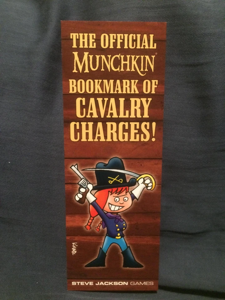 Official Munchkin Bookmark of Cavalry Charges - Image 1 of 1