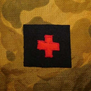 Parche marca distintiva WW2 USMC US Navy Corpsman Striker (sin brillo) - Imagen 1 de 2