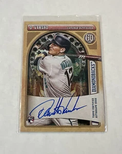Daulton Varsho RC 2021 Topps Gypsy Queen On-Card Rookie Auto #GQA-DVA D'backs - Picture 1 of 14