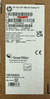 Brand New HP Elite SFF 800 G9 i7-12700 16GB 256GB WIN11 - WARRANTY - Image 1 of 2