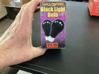 Halloween Black 75 Watt Light Bulb - Image 1 of 4
