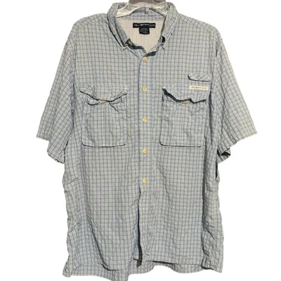 ExOfficio Fishing Shirt Men's XL Short Sleeve Vented Button Down Nylon - Image 1 of 4