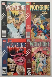 THE WOLVERINE SAGA #1-4 COMPLETE MINI-SERIES 1989 BAGGED/BOARDED FREE UK P&P VF. - Picture 1 of 6