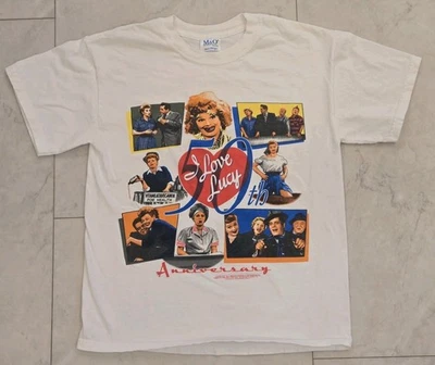 RARE Vintage I LOVE LUCY 50th ANNIVERSARY T-Shirt Size M (F) - Image 1 of 4