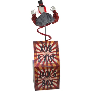 🔥Haunted Hill Farm Life-Size Talking Clown Jack in The Box Animatronic NWT🔥 - Picture 1 of 8