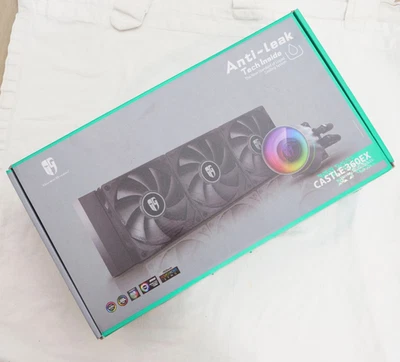 DEEPCOOL 360EX AIO Castle Anti-Leak Liquid CPU Cooler New Open Box - Image 1 of 4