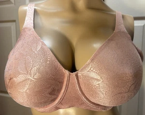Bali 38D Nude Beige 38 D Unlined Wire Free 3236 Back Smoothing Minimizer Bra - Picture 1 of 8
