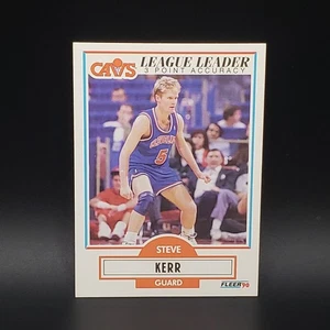 1990 Fleer #34 Steve Kerr - Picture 1 of 2
