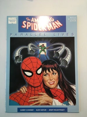Marvel Graphic Novel AMAZING SPIDER-MAN "Parallel Lives" ('89) VF/NM - Image 1 of 4