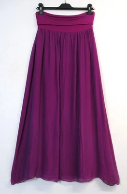LADIES 30%  SILK 70% VISCOSE  LINED  LONG  SKIRT  ONE SIZE FITS 12-16 - Image 1 of 4