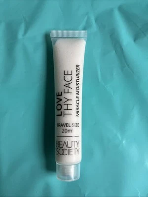 Beauty Society-Love Thy Face-Miracle Moisturizer  Travel Size 20ml New - Image 1 of 3