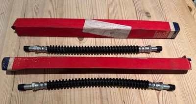 Triumph TR4A 5 6 Vitesse Austin Maxi Front Brake Flexi Hoses Unipart GBH176 NOS - Image 1 of 4