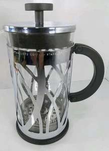 Starbucks Bodum French Press Stainless Steel Body Modern 8 Cup Pura Vida Glass - Picture 1 of 6
