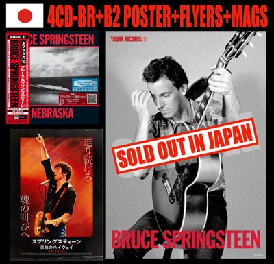 LAST JAPAN PROMO POSTER + MAGS+ FLYERS + 4 CD + BR NEBRASKA 82 BRUCE SPRINGSTEEN - Image 1 of 4
